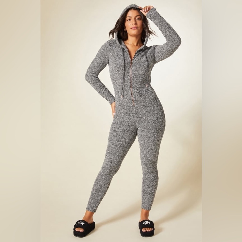 Fabletics X Yitty Lizzo Onesie “Pet Me” Heart Pocket StardustJumpsuit lounge